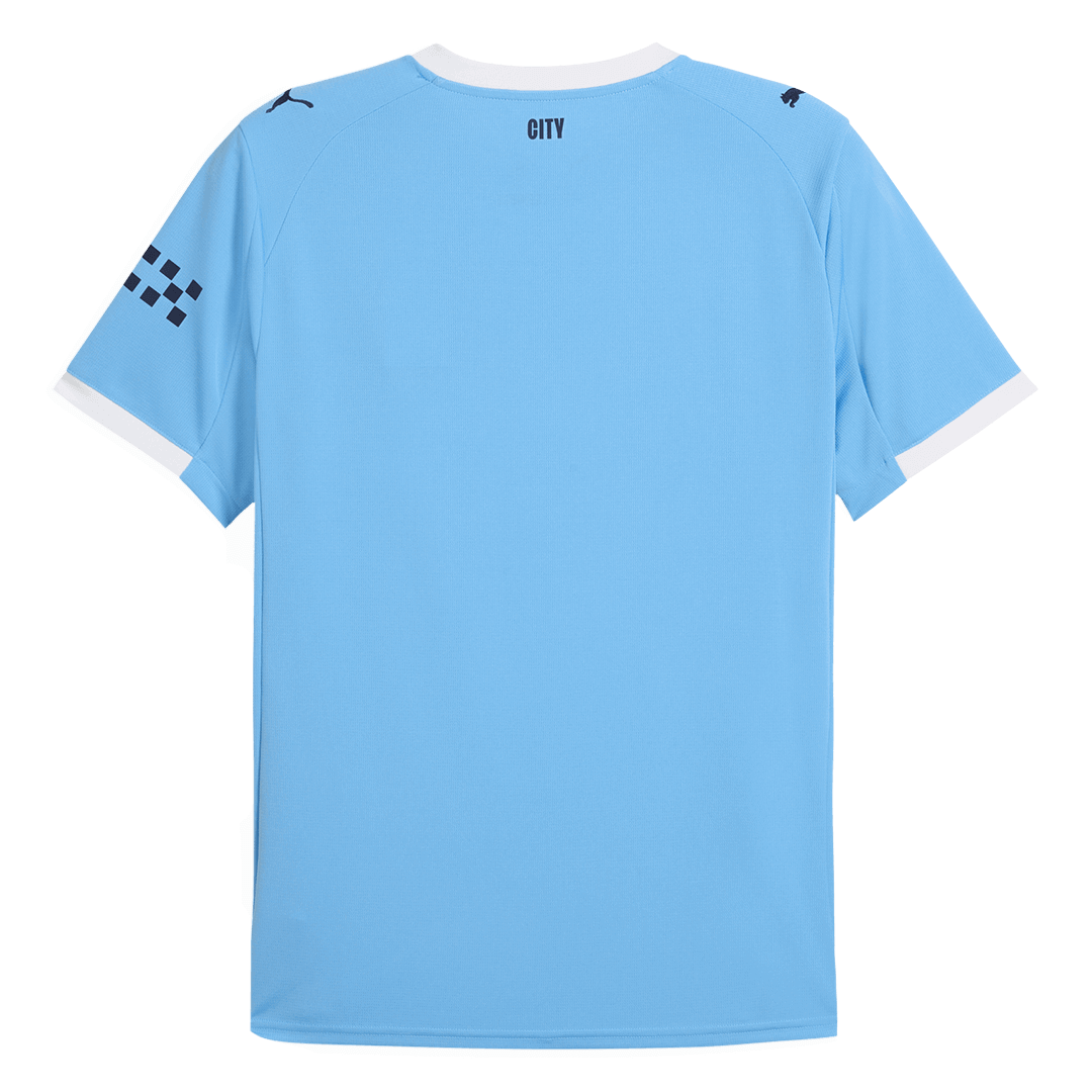 Camiseta de fútbol local del Manchester City 2025/26 azul