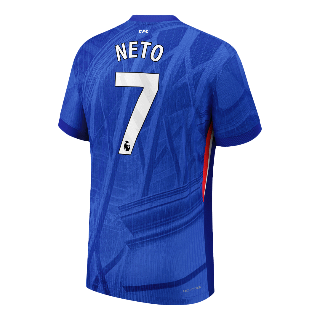 Camiseta de fútbol local auténtica del Chelsea NETO #7 2025/26