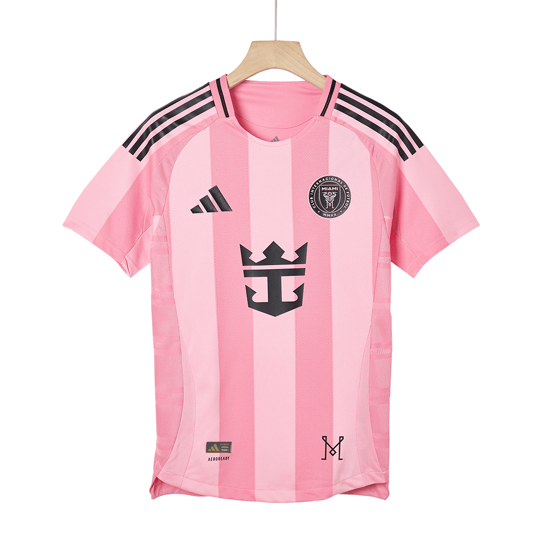 Camiseta de fútbol local auténtica DE PAUL #7 del Inter Miami CF 2025, rosa