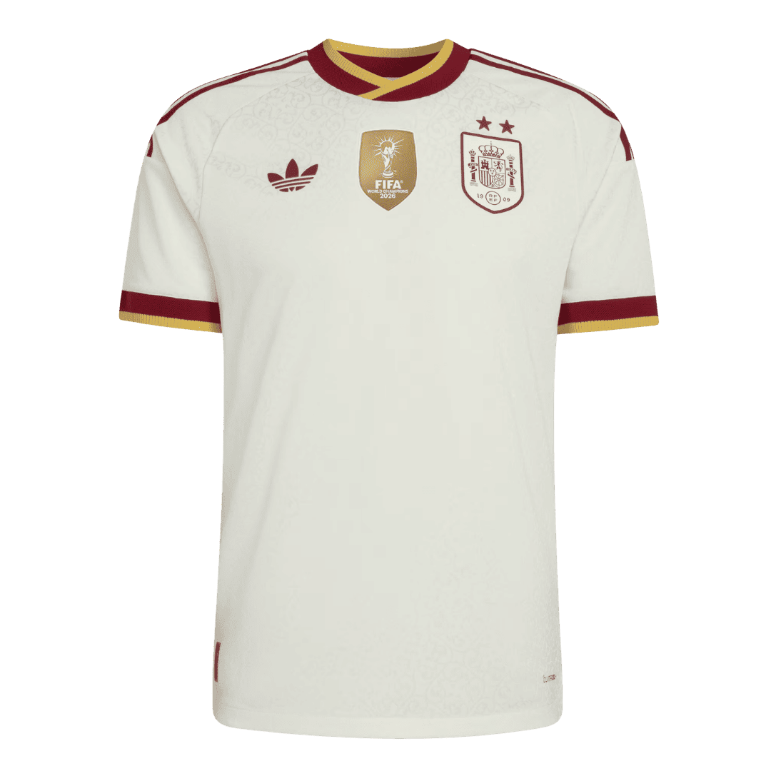 Auténtica camiseta de visitante de la selección española de fútbol 2026
