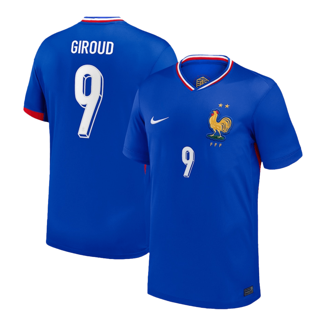 Camiseta de fútbol local de Francia GIROUD #9 para la Eurocopa 2024