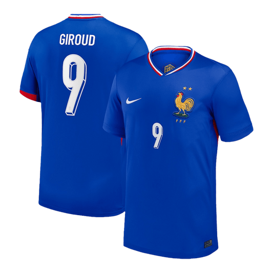 Camiseta de fútbol local de Francia GIROUD #9 para la Eurocopa 2024