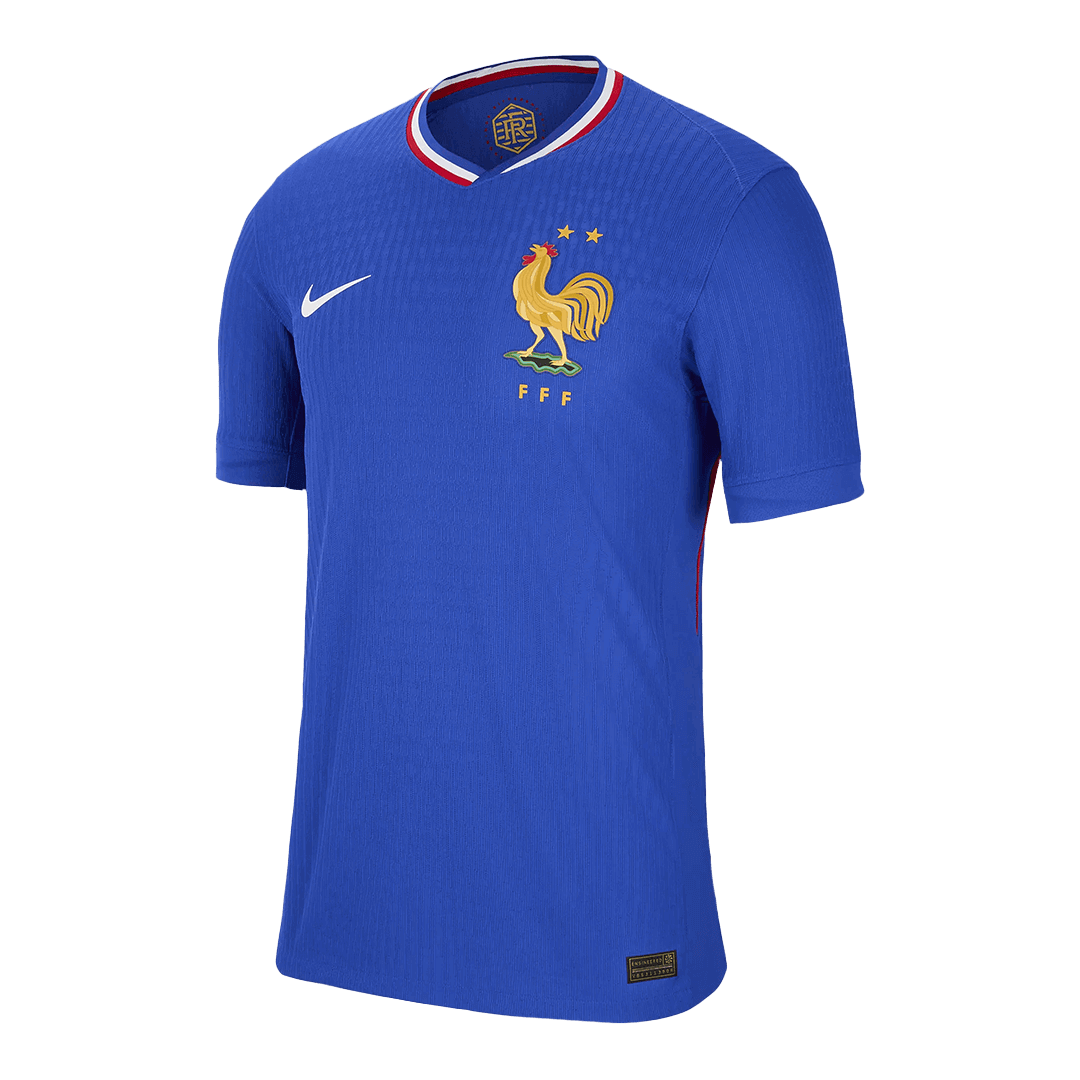 Camiseta de fútbol local auténtica de Francia para la Eurocopa 2024