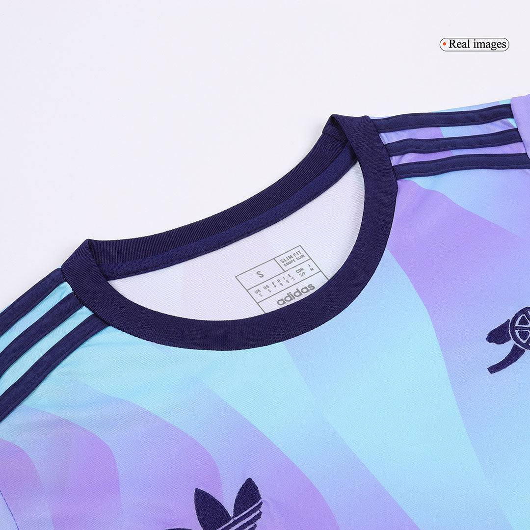 Camiseta de fútbol visitante del Arsenal para mujer 2024/25