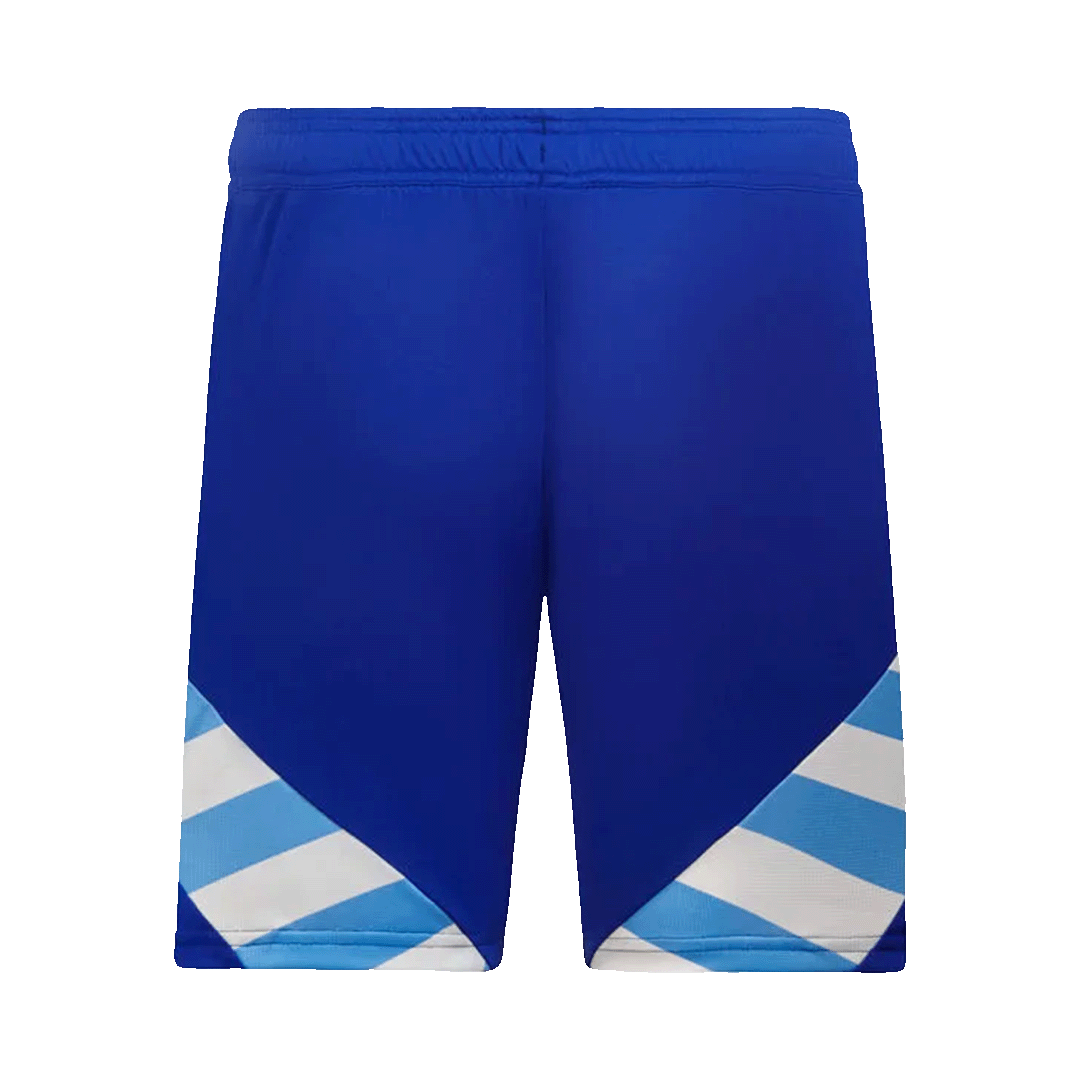 Kit de camiseta de fútbol visitante de Argentina para hombre (camiseta + pantalones cortos + calcetines) 2024