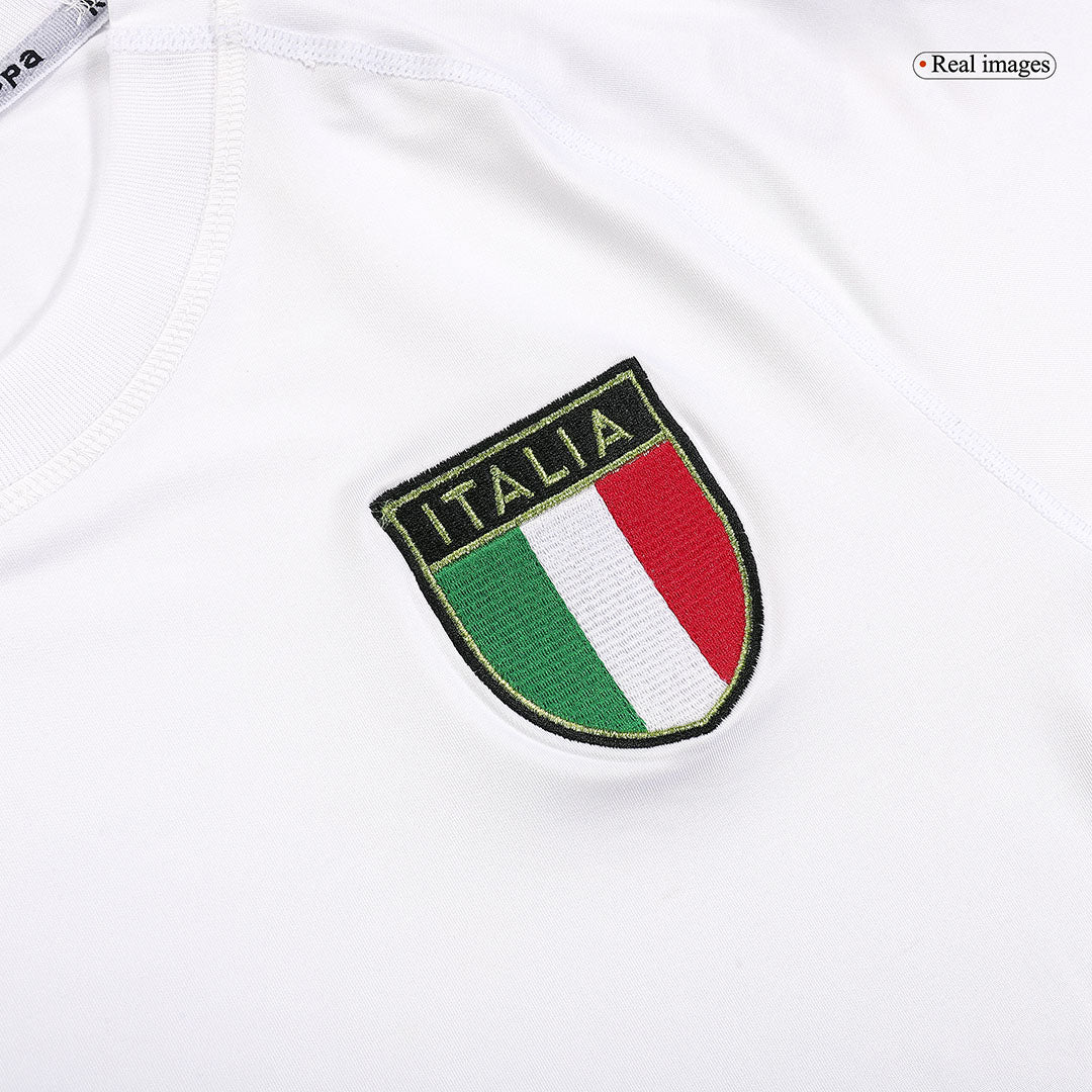 Camiseta retro de fútbol de visitante de Italia 2002