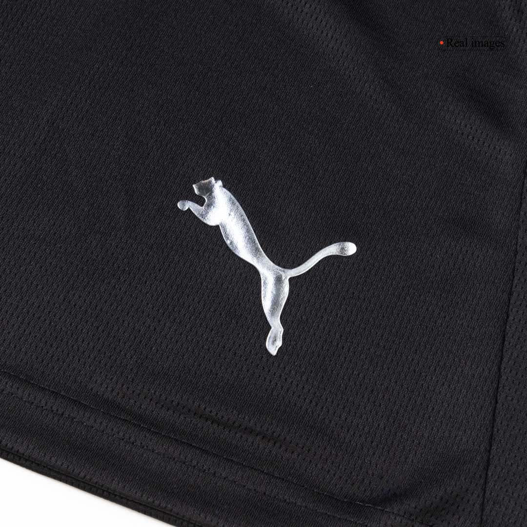 Kit de visitante del Manchester City (camiseta, pantalón corto y medias) 2025/26