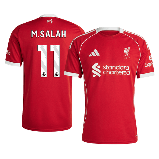 Camiseta de fútbol local del Liverpool M.SALAH #11 2025/26, roja