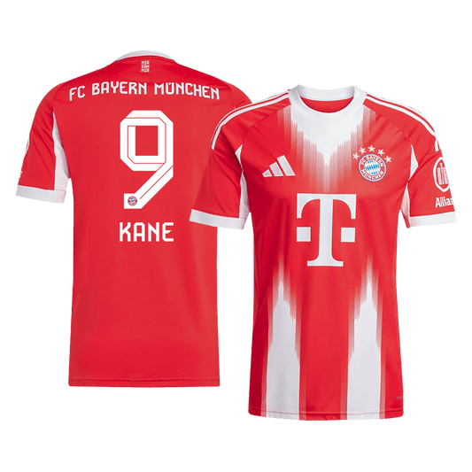 Camiseta de fútbol local del Bayern Múnich KANE #9 2025/26, roja