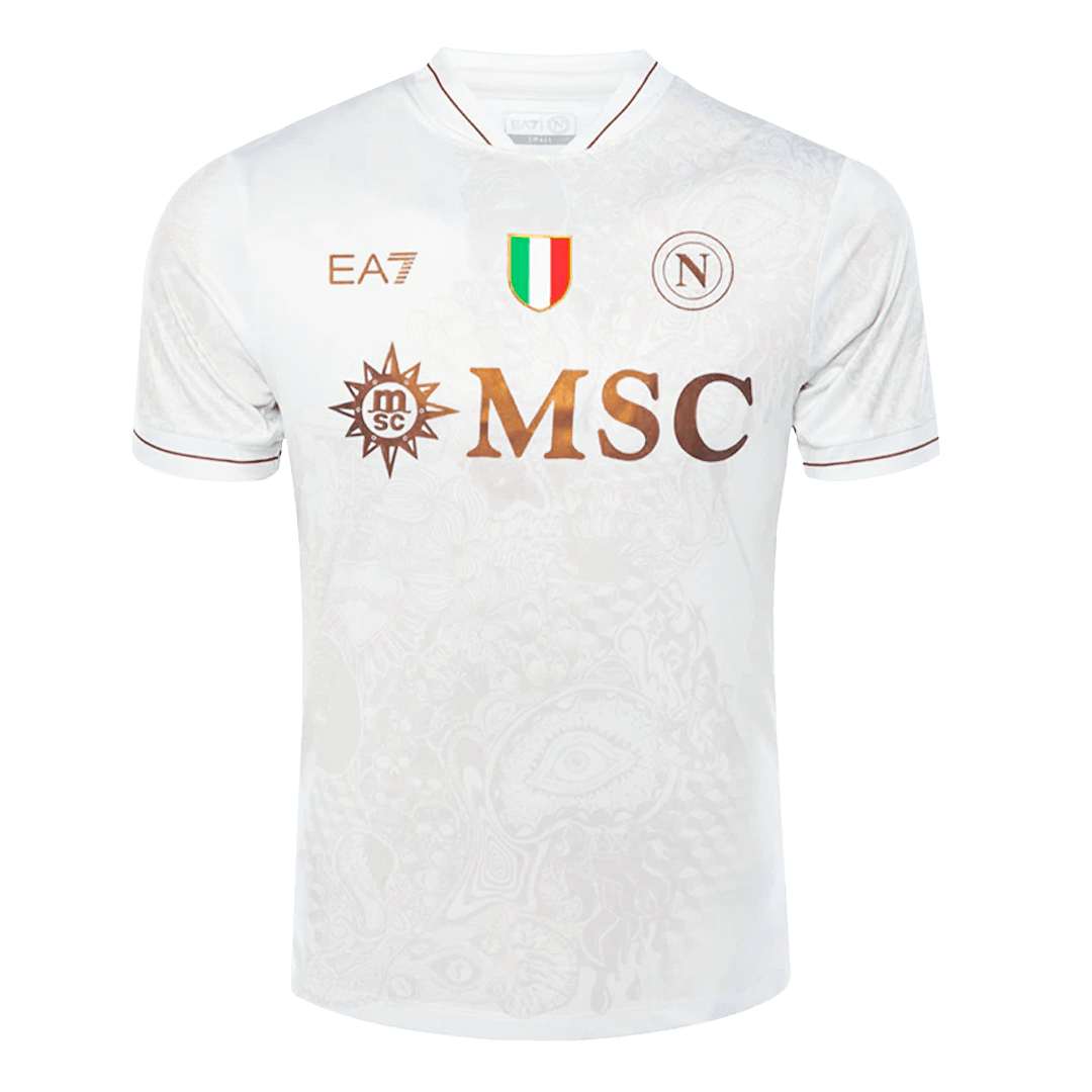 Kit de visitante del Napoli (camiseta y pantalón corto) 2025/26