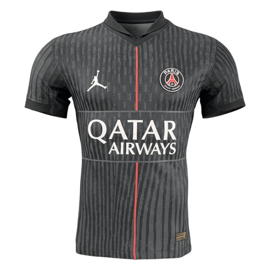 Camiseta de fútbol auténtica de visitante del PSG 2025/26 (cuarta equipación)