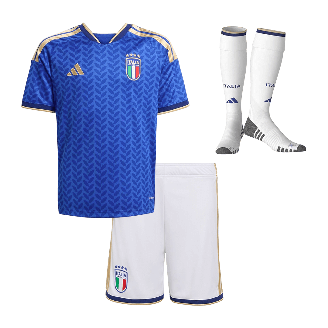Kit de camiseta de fútbol local de Italia para niños (camiseta, pantalón corto y calcetines) 2025/26