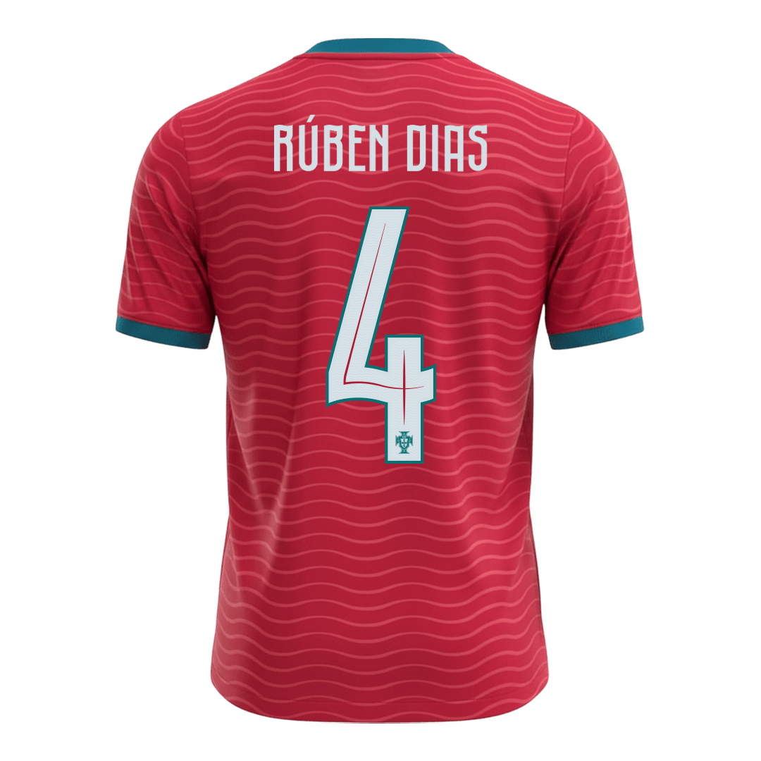 Camiseta RÚBEN DIAS #4 Portugal Primera Equipación 2026