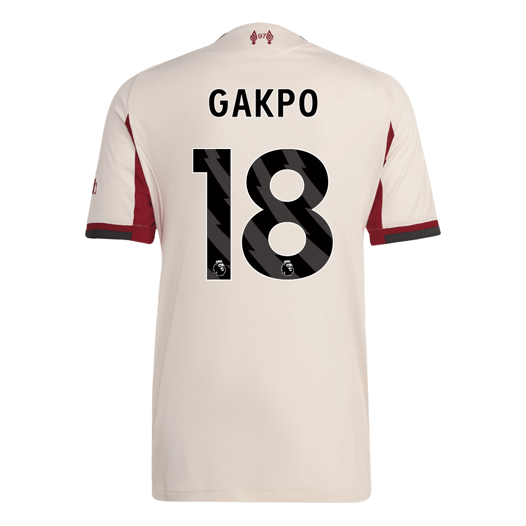 Auténtica camiseta de fútbol GAKPO #18 Liverpool visitante 2025/26