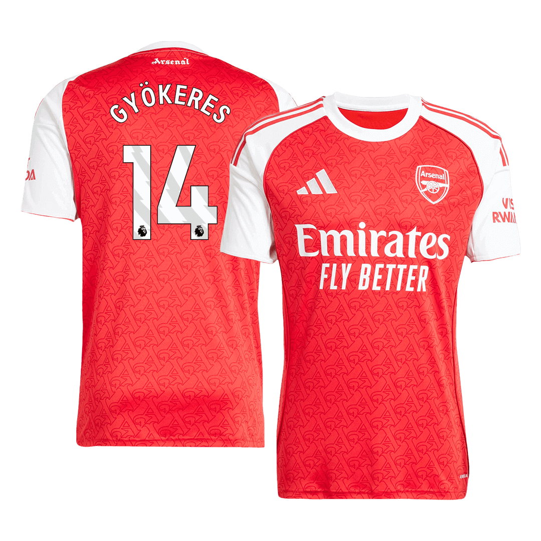 Camiseta de fútbol GYÖKERES #14 Arsenal Primera equipación 2025/26 Roja