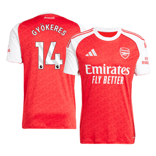 Camiseta de fútbol GYÖKERES #14 Arsenal Primera equipación 2025/26 Roja