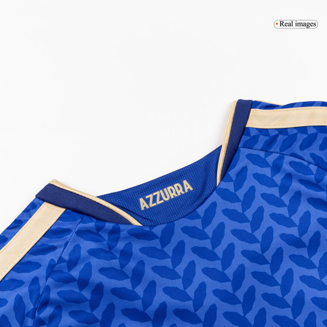 Kit de camiseta de fútbol local de Italia para niños (camiseta, pantalón corto y calcetines) 2025/26