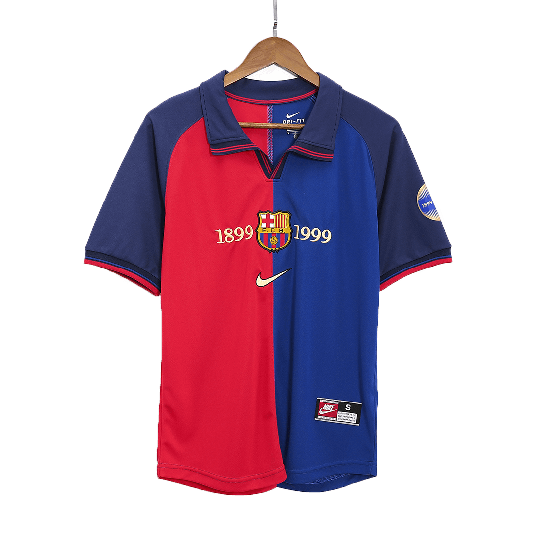 Camiseta de fútbol retro de local del Barcelona 1999/00