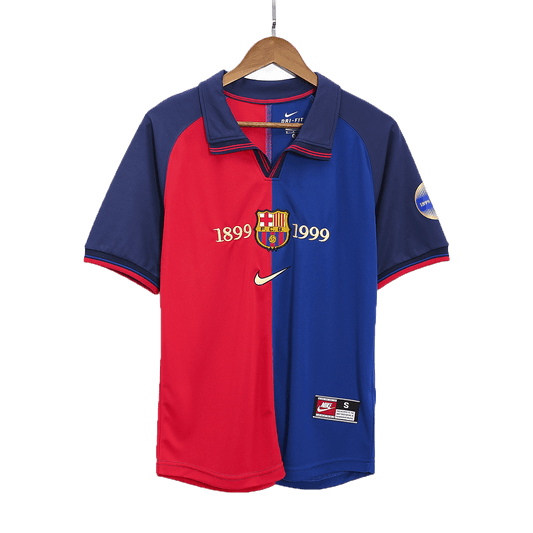 Camiseta de fútbol retro de local del Barcelona 1999/00