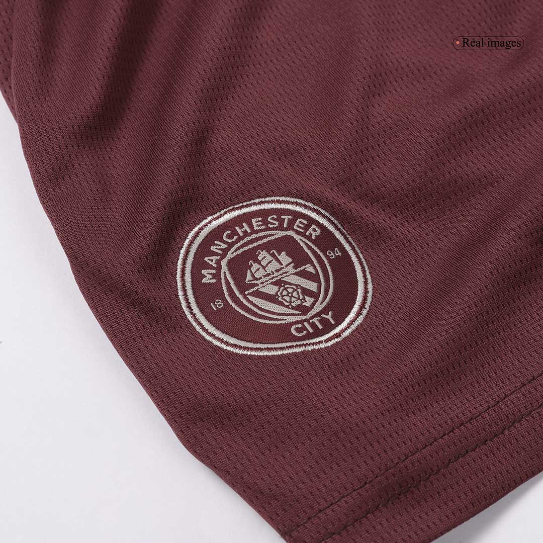 Kit de fútbol infantil de visitante del Manchester City (Kit y pantalón corto) 2024/25