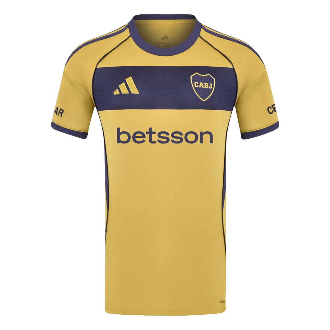 Camiseta de fútbol visitante de Boca Juniors 2025/26 amarilla