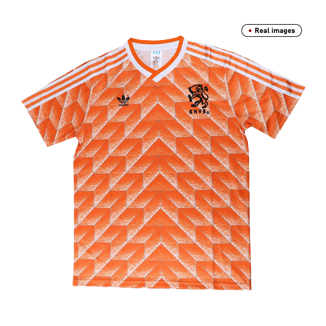Camiseta retro de fútbol local de los Países Bajos de 1988
