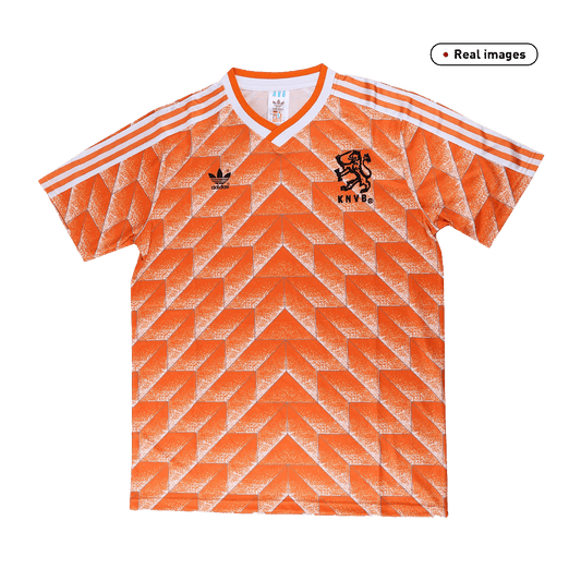 Camiseta retro de fútbol local de los Países Bajos de 1988
