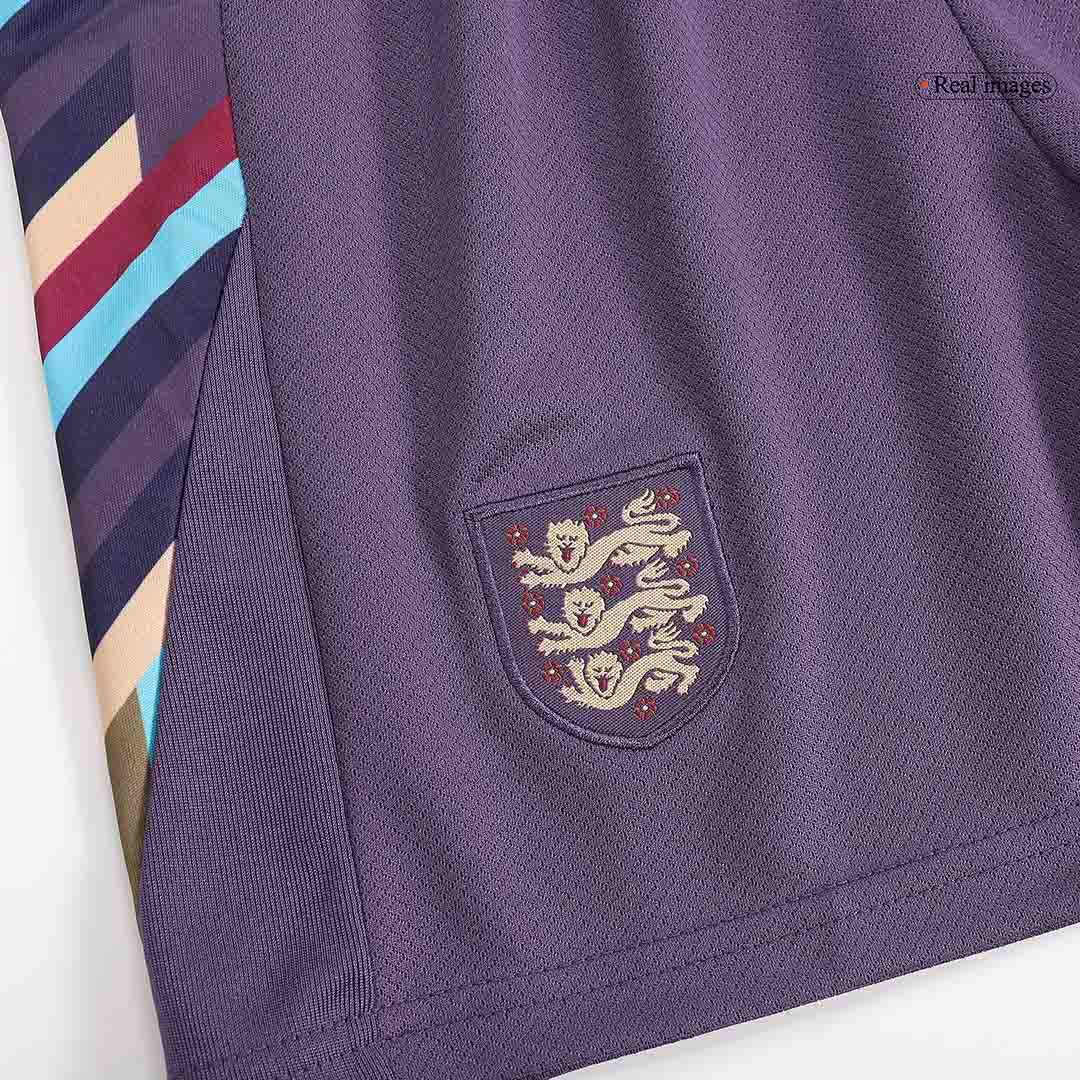 Kit de fútbol visitante de Inglaterra para niños (camiseta y pantalón corto) Eurocopa 2024