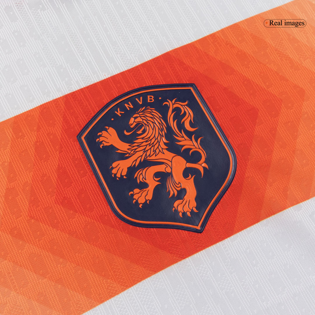 Auténtica camiseta de visitante de F.DE JONG #21 de los Países Bajos, temporada 2026