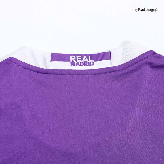 Camiseta de fútbol vintage de manga larga ModriĆ #19 de visitante del Real Madrid 2016/17