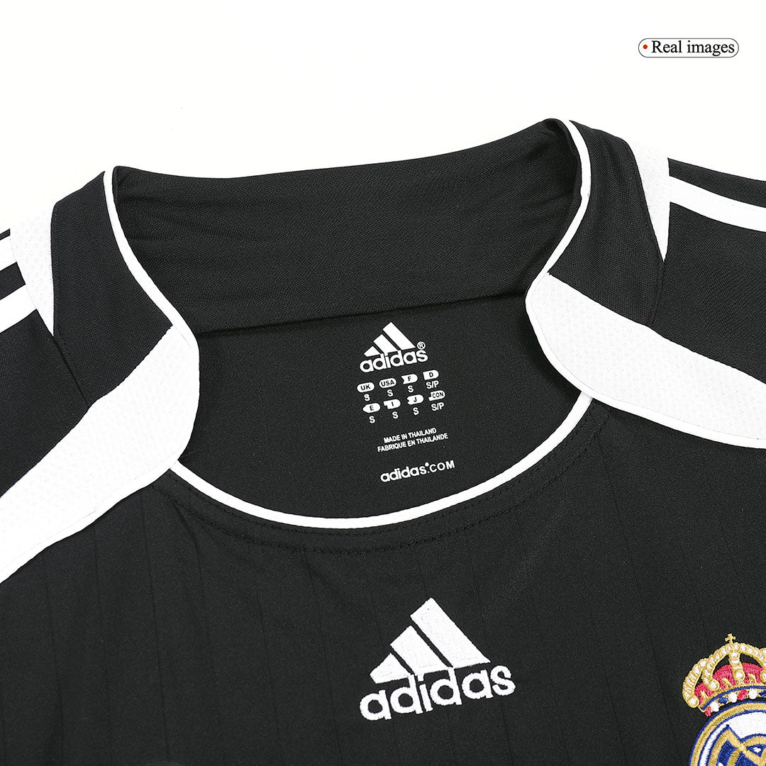 Camiseta de fútbol vintage de visitante del Real Madrid 2006/07, manga larga