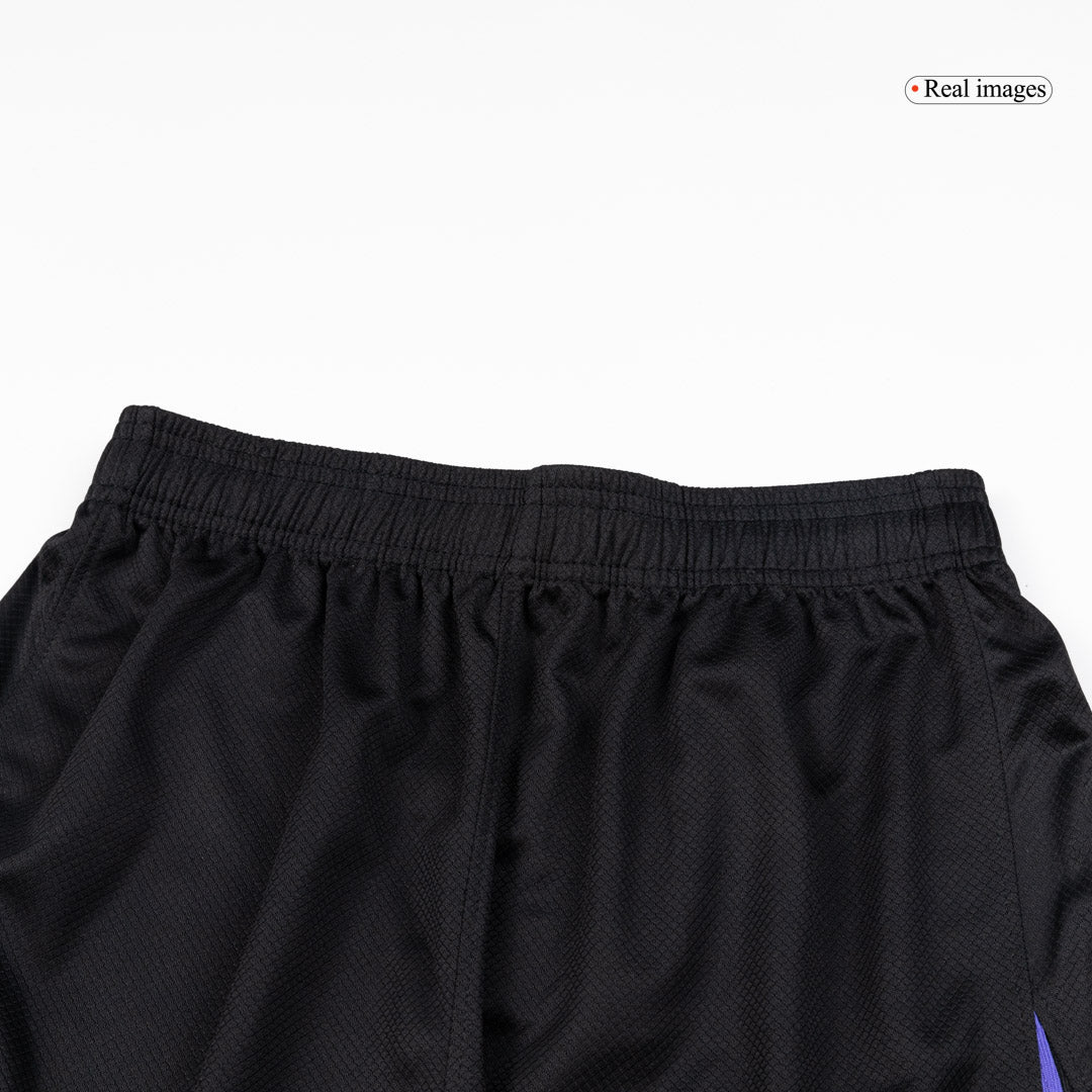 Pantalón corto de fútbol visitante del Barcelona 25/26 negro