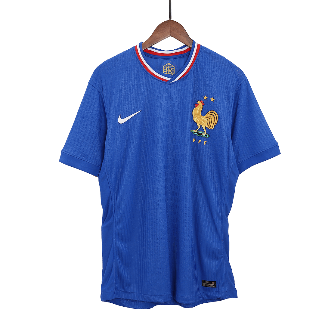Camiseta de fútbol local auténtica de Francia para la Eurocopa 2024