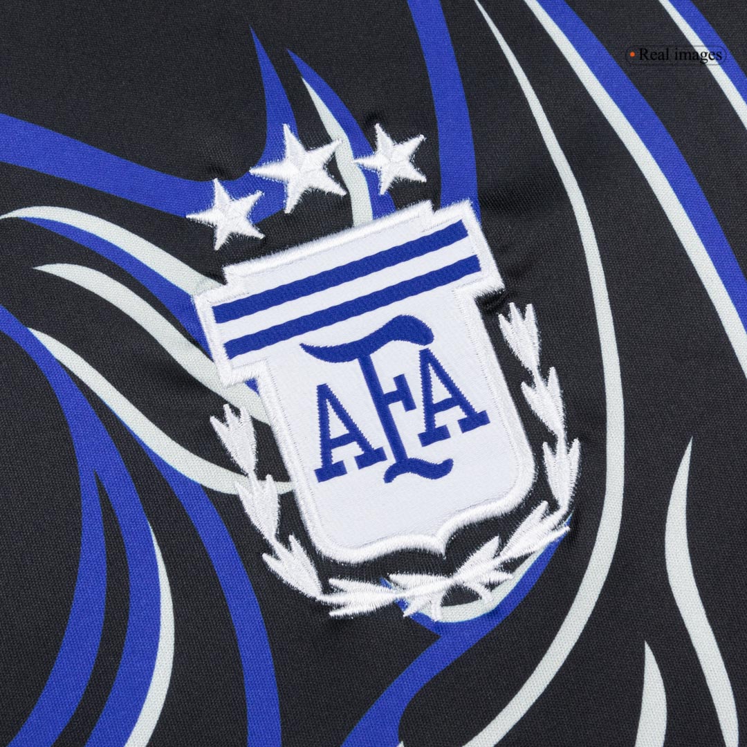 DE PAUL #7 Argentina Camiseta de Fútbol Visitante Copa Mundial 2026 Negra