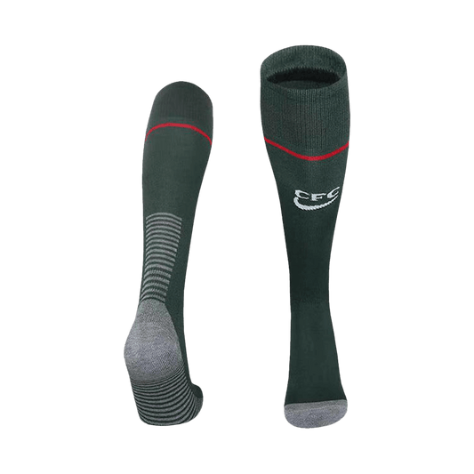 Calcetines Chelsea de visitante para niños 25/26, color verde