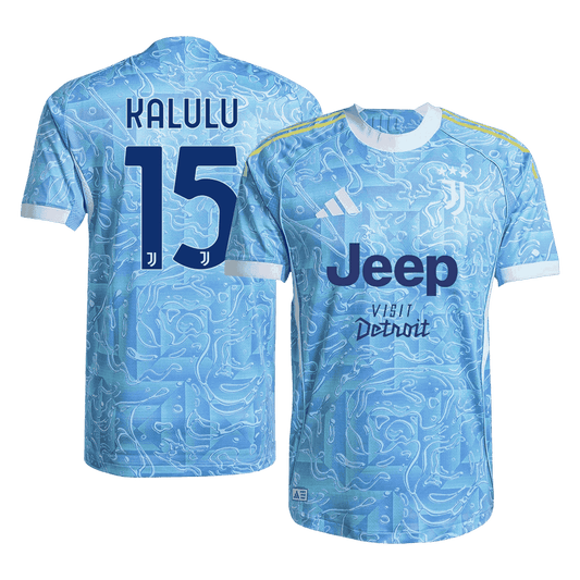 Auténtica camiseta de fútbol KALULU #15 Juventus visitante 2025/26