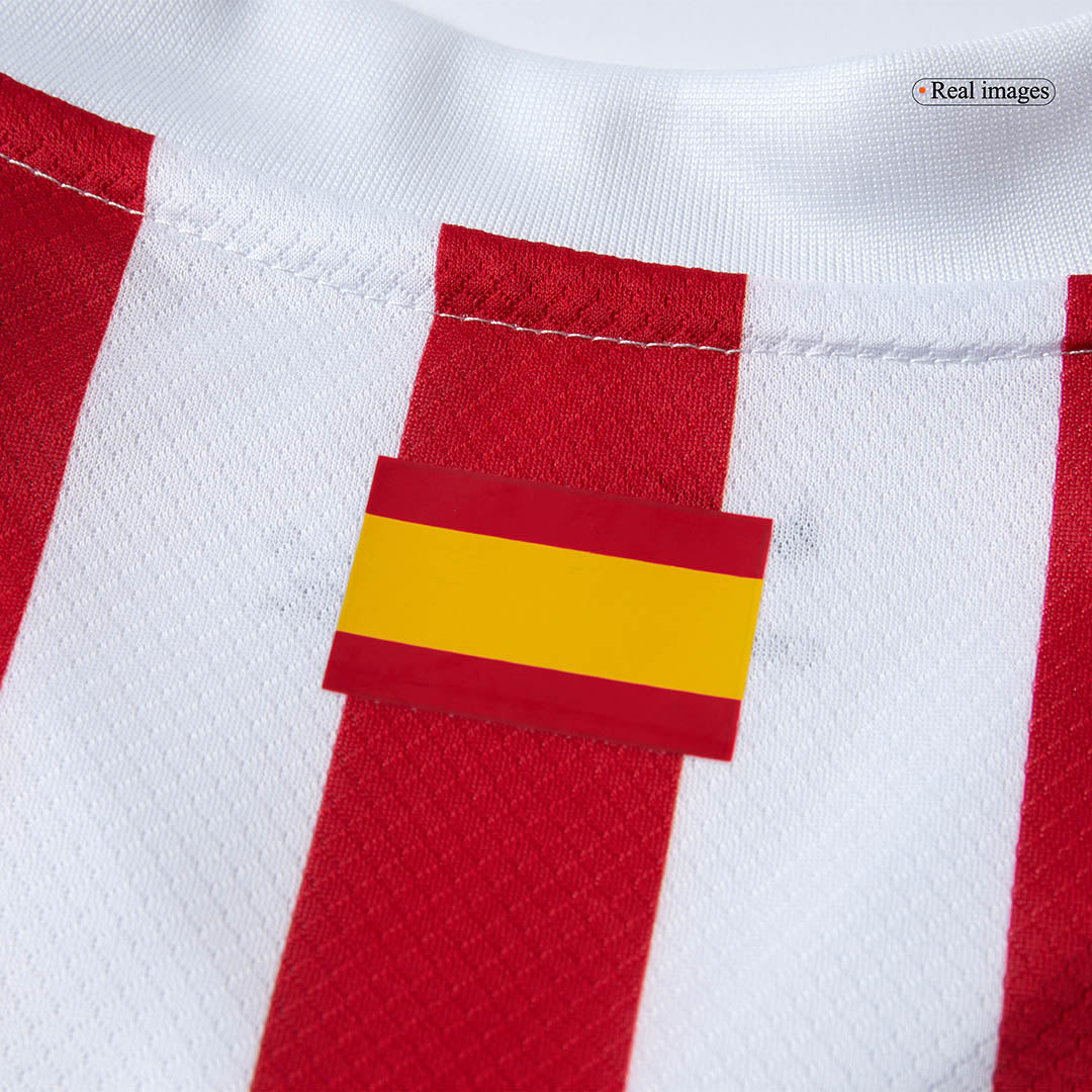 Kit de fútbol local del Atlético de Madrid para niño (Kit, pantalón corto y medias) 2025/26