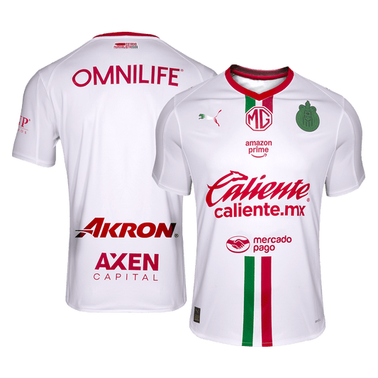 Camiseta de fútbol visitante de Chivas 2025/26 blanca