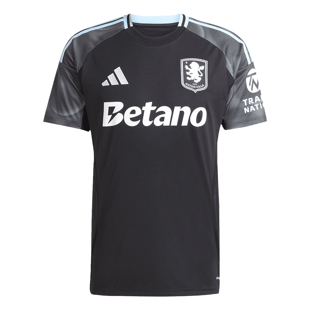 Camiseta de fútbol visitante del Aston Villa 25/26 negra