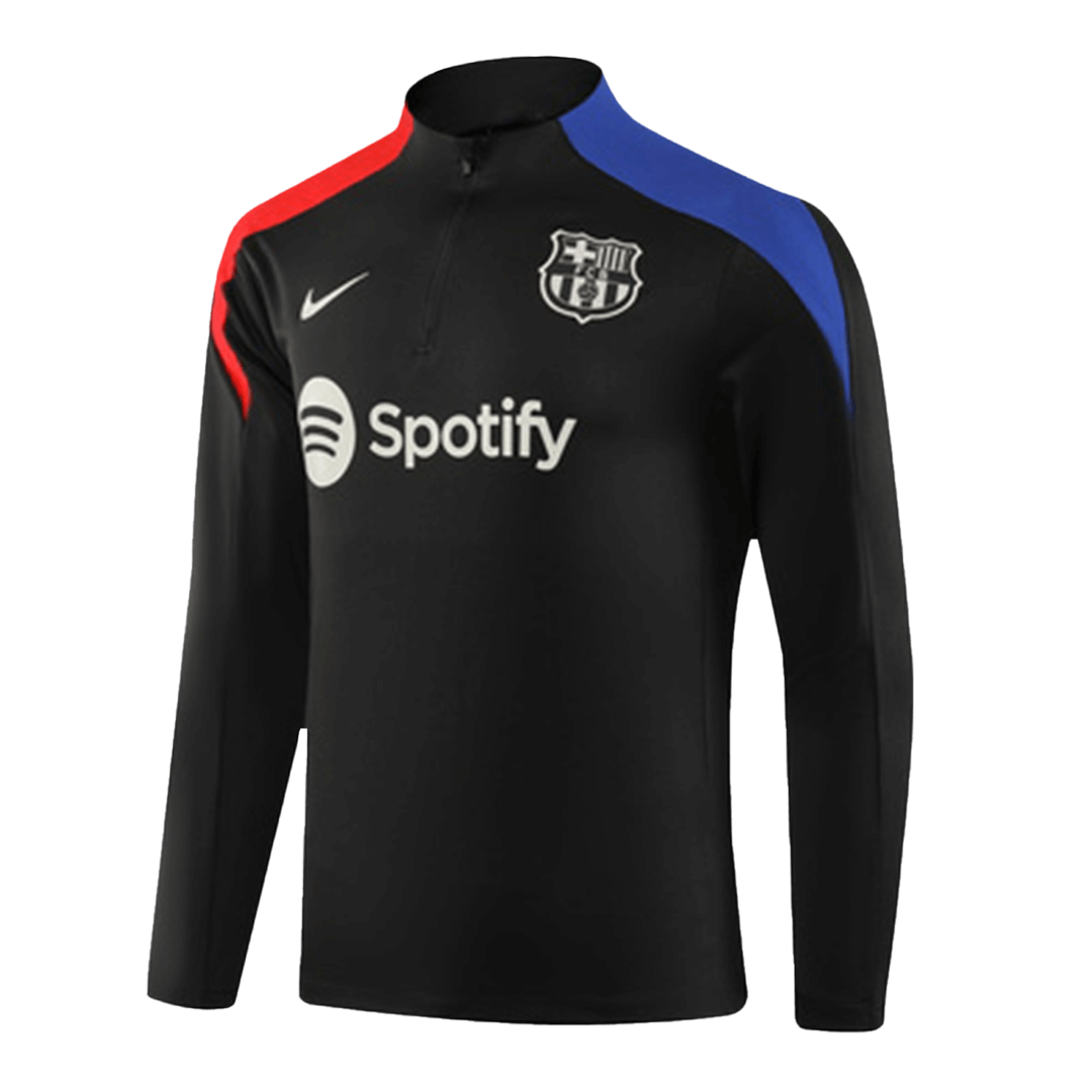 Kit de sudadera con cremallera del Barcelona para niño (camiseta y pantalón) 2024/25