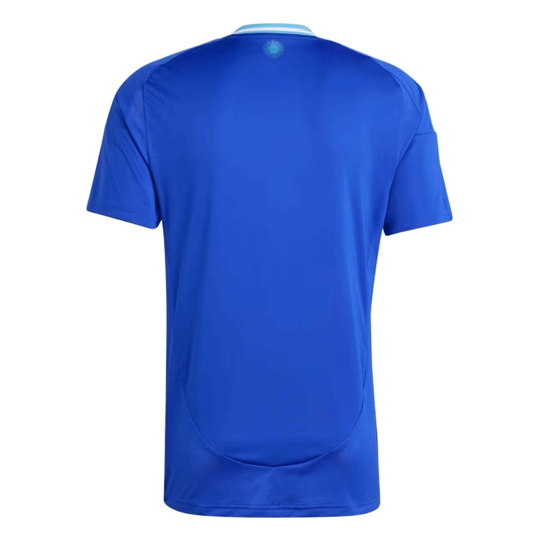 Kit de camiseta de fútbol visitante de Argentina para hombre (camiseta + pantalones cortos) 2024