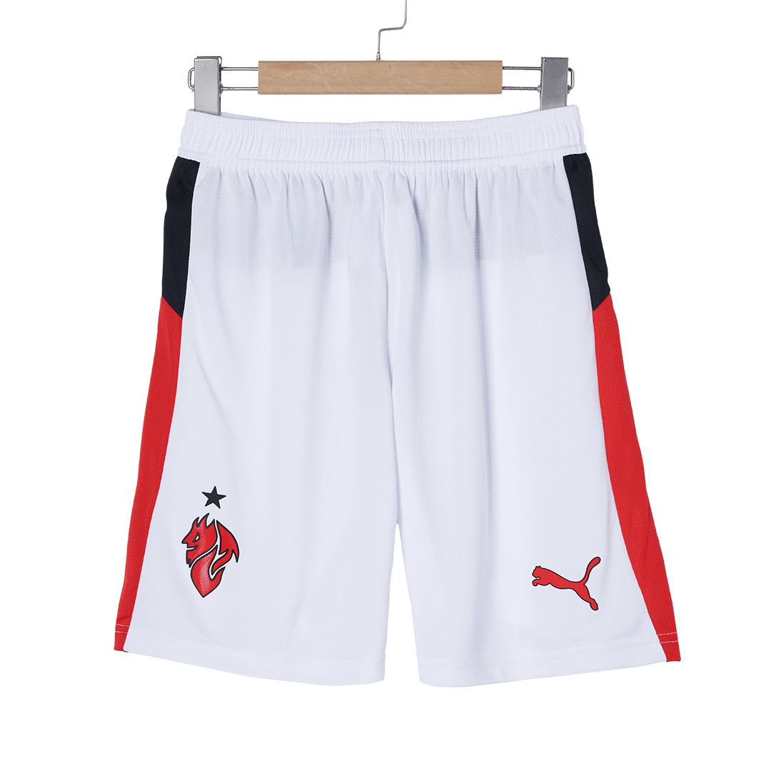 Kit de visitante del AC Milan (Kit, pantalón corto y medias) 2025/26