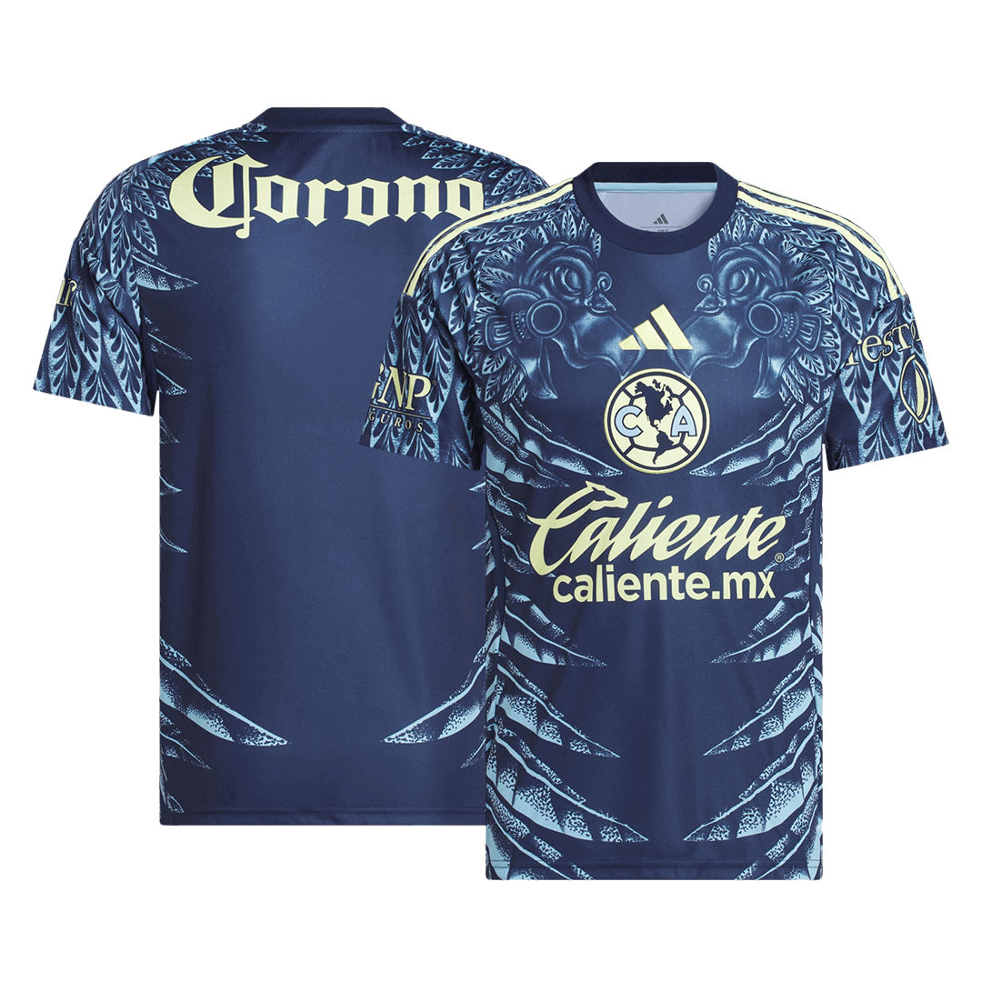 Camiseta de fútbol visitante del Club América 2025/26 azul marino