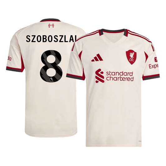 Camiseta de fútbol SZOBOSZLAI #8 Liverpool 2ª equipación 2025/26