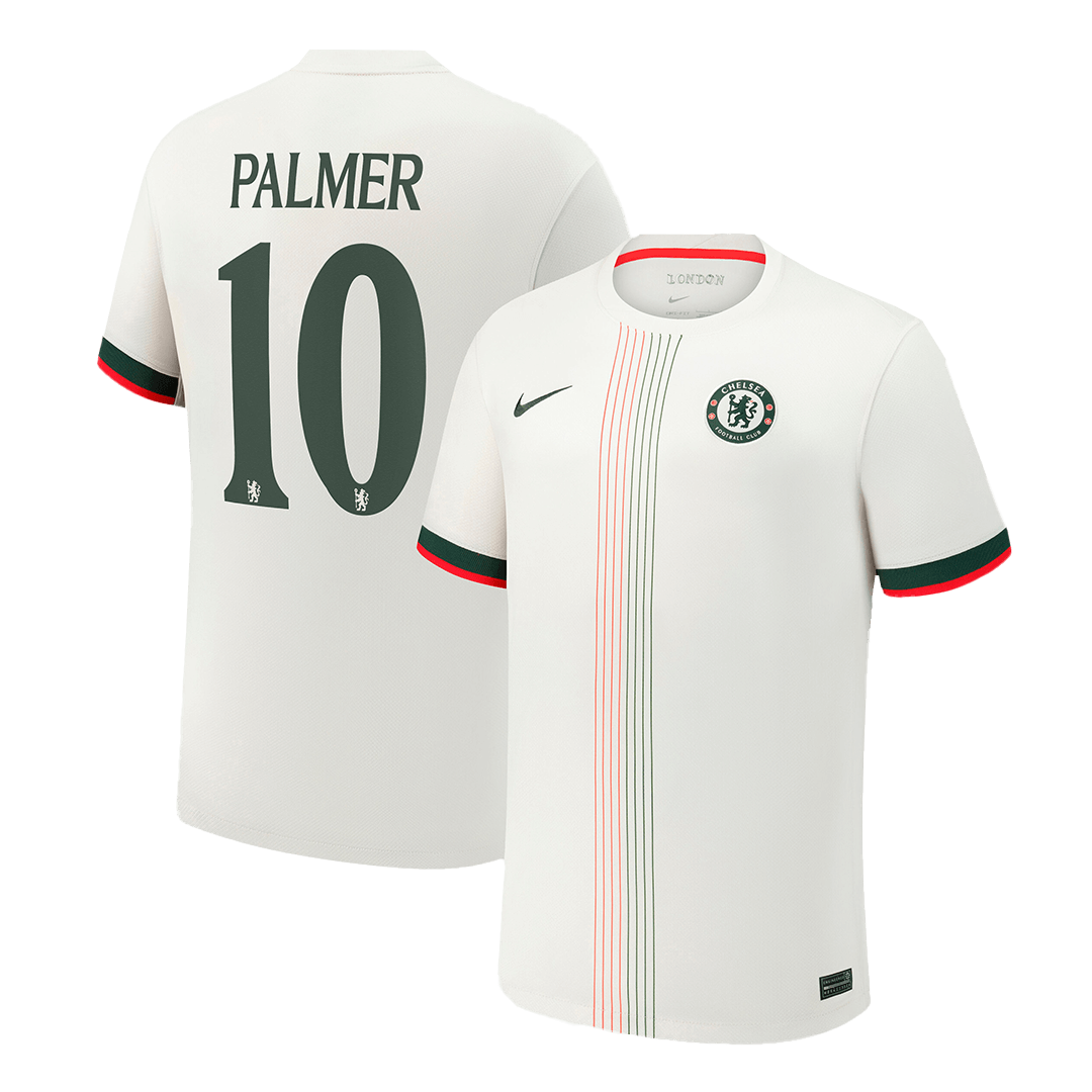 Camiseta de visitante del Chelsea PALMER #10 2025/26, blanca - UCL