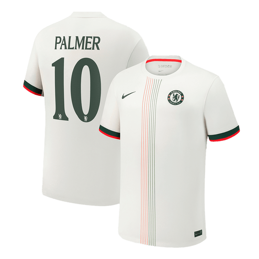 Camiseta de visitante del Chelsea PALMER #10 2025/26, blanca - UCL