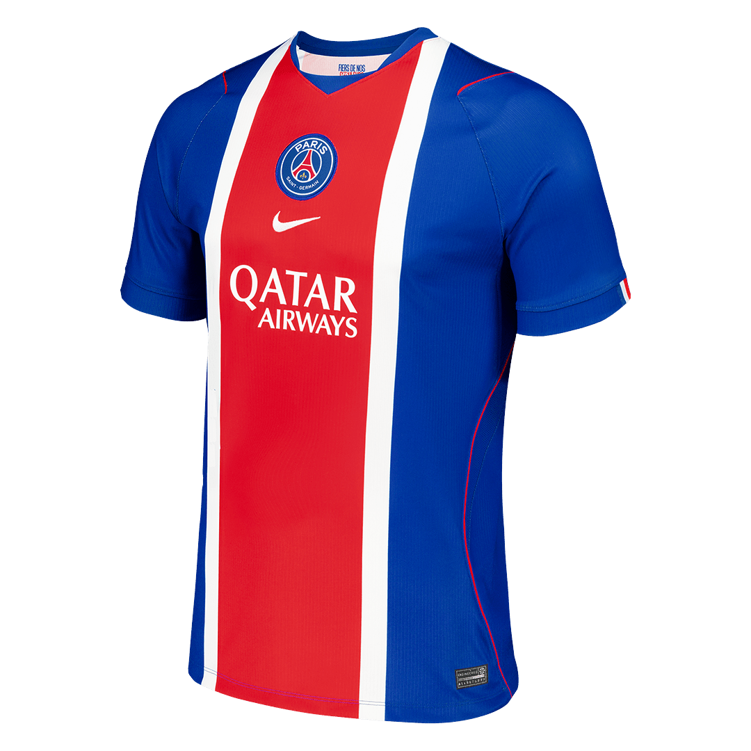 D.DOUE #14 Camiseta de fútbol del PSG para hombre, versión para aficionados, temporada 2026/27, color azul marino antiguo.