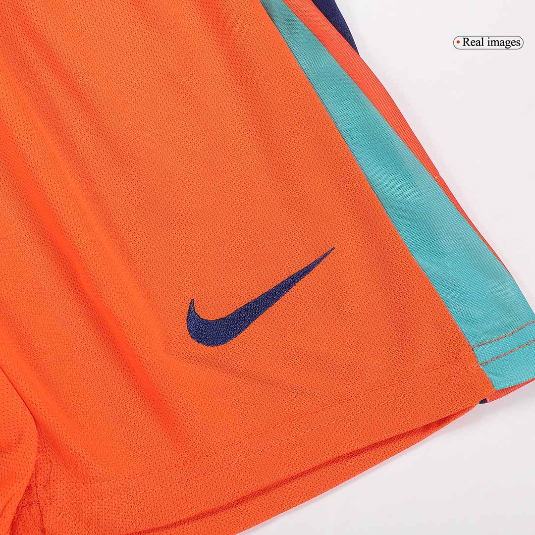 Kit de fútbol local de Países Bajos para niños (Kit, pantalón corto y medias) para la Eurocopa 2024