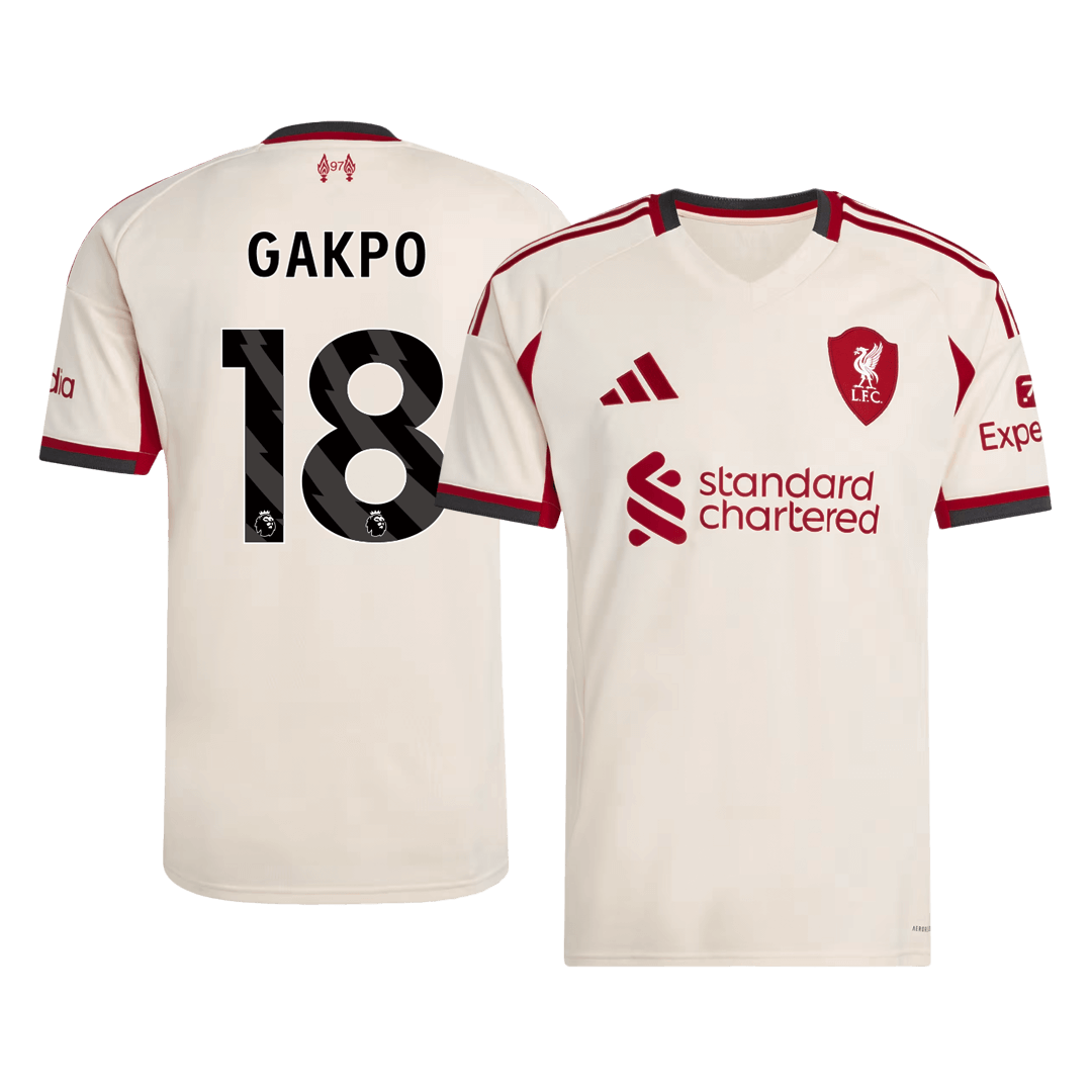 Camiseta de fútbol GAKPO #18 Liverpool 2ª equipación 2025/26