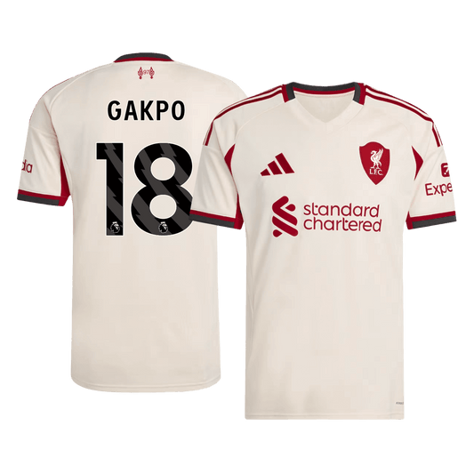 Camiseta de fútbol GAKPO #18 Liverpool 2ª equipación 2025/26